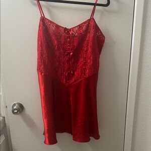 Gold Label Delicates Red Lace Chemise
